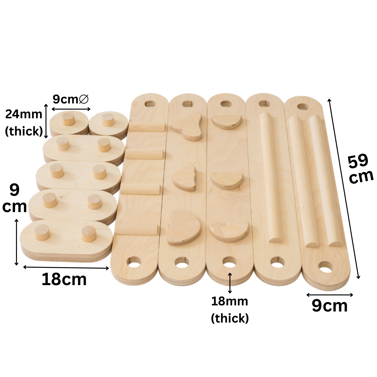 Set De Bare De Echilibru Wooden Magic