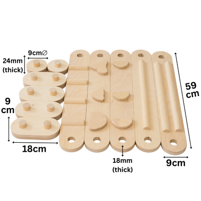 Set De Bare De Echilibru Wooden Magic