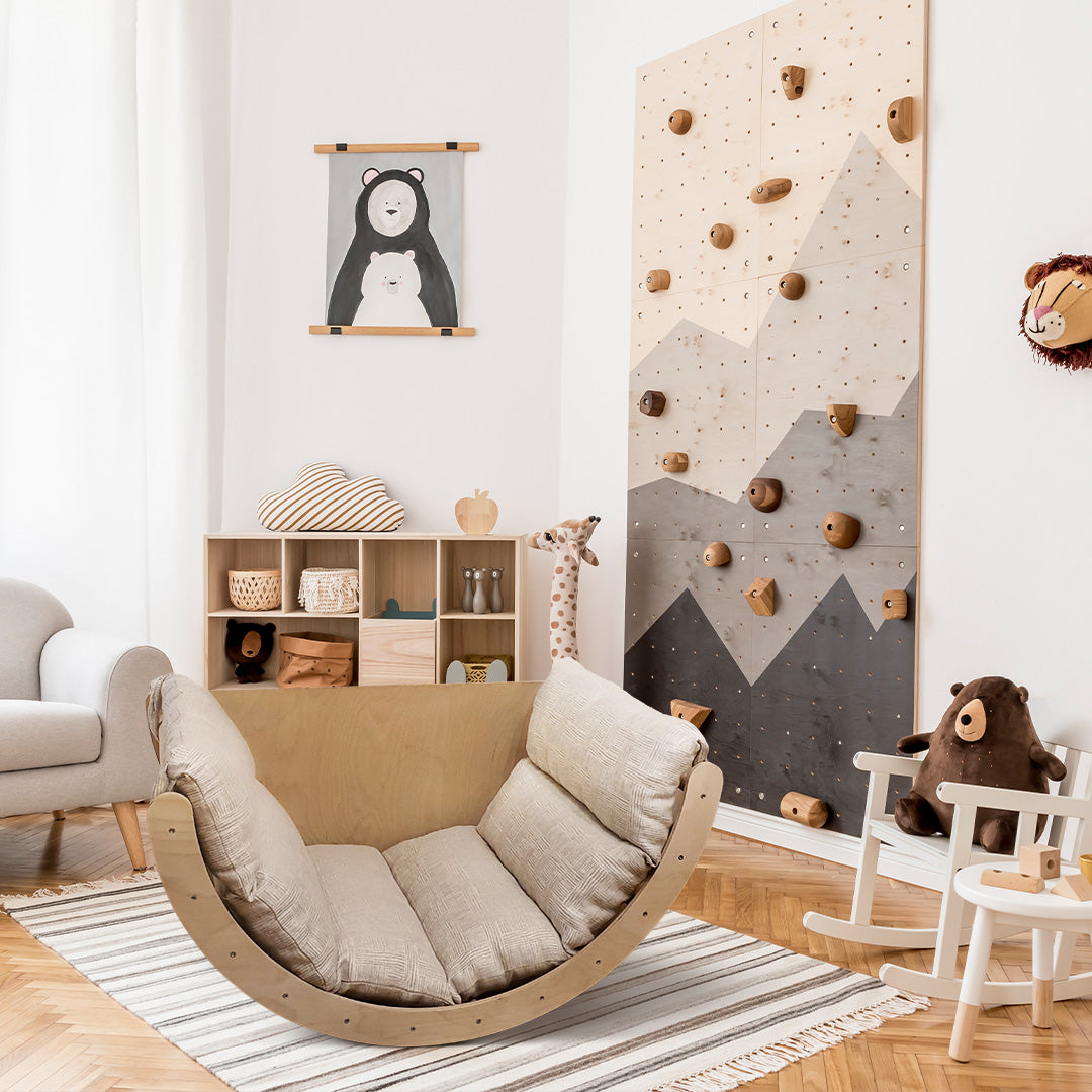 Arc de cățărare și Rocker Montessori, Balansoar