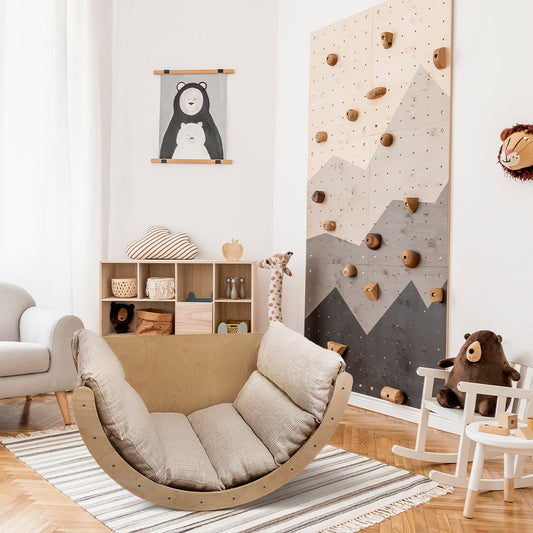 Arc de cățărare și Rocker Montessori, Balansoar