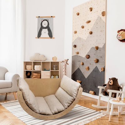 Arc de cățărare și Rocker Montessori, Balansoar
