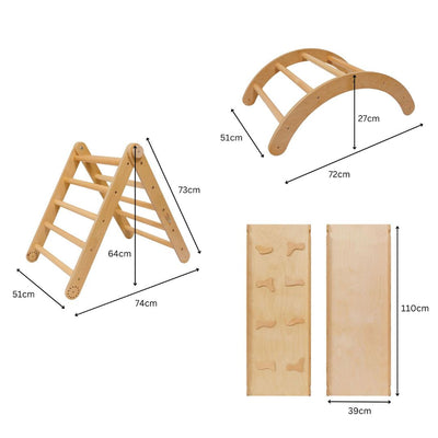 Triunghiul Modificabil Pikler cu Ramp și Arcul S